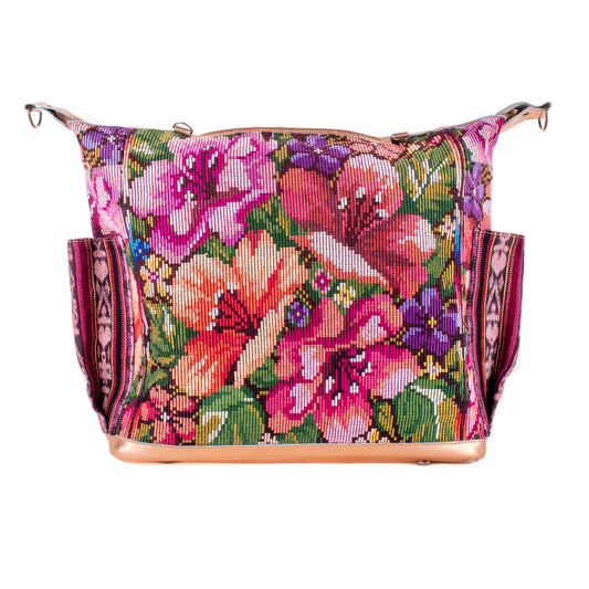 ♡ BEATRIZ CDB + DIAMANTE STRAP ♡ - OOAK HUIPIL - ROSE GOLD METALLIC - NO. 19431