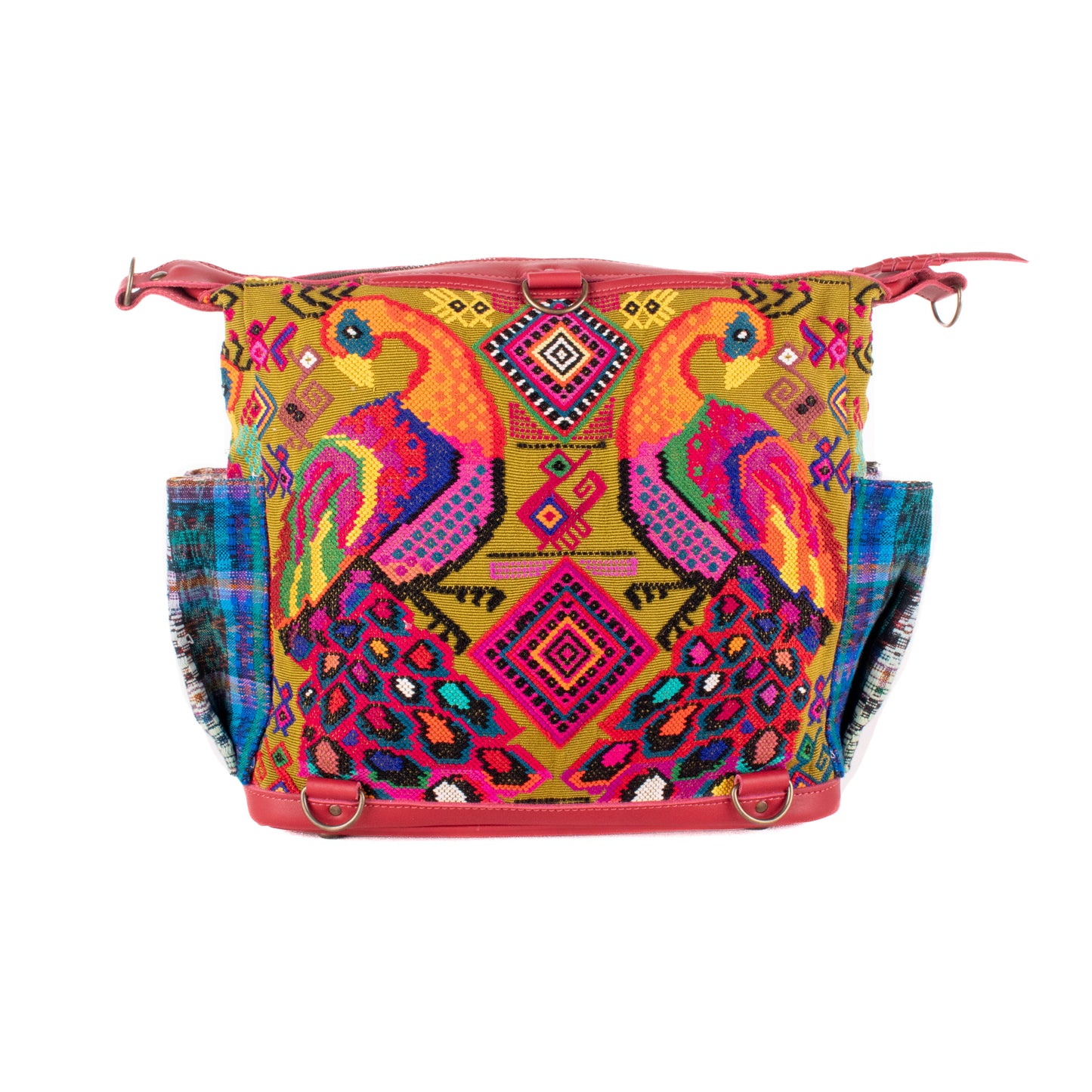 BEATRIZ MCDB + DIAMANTE STRAP - OOAK HUIPIL - CHILI PEPPER - 19433