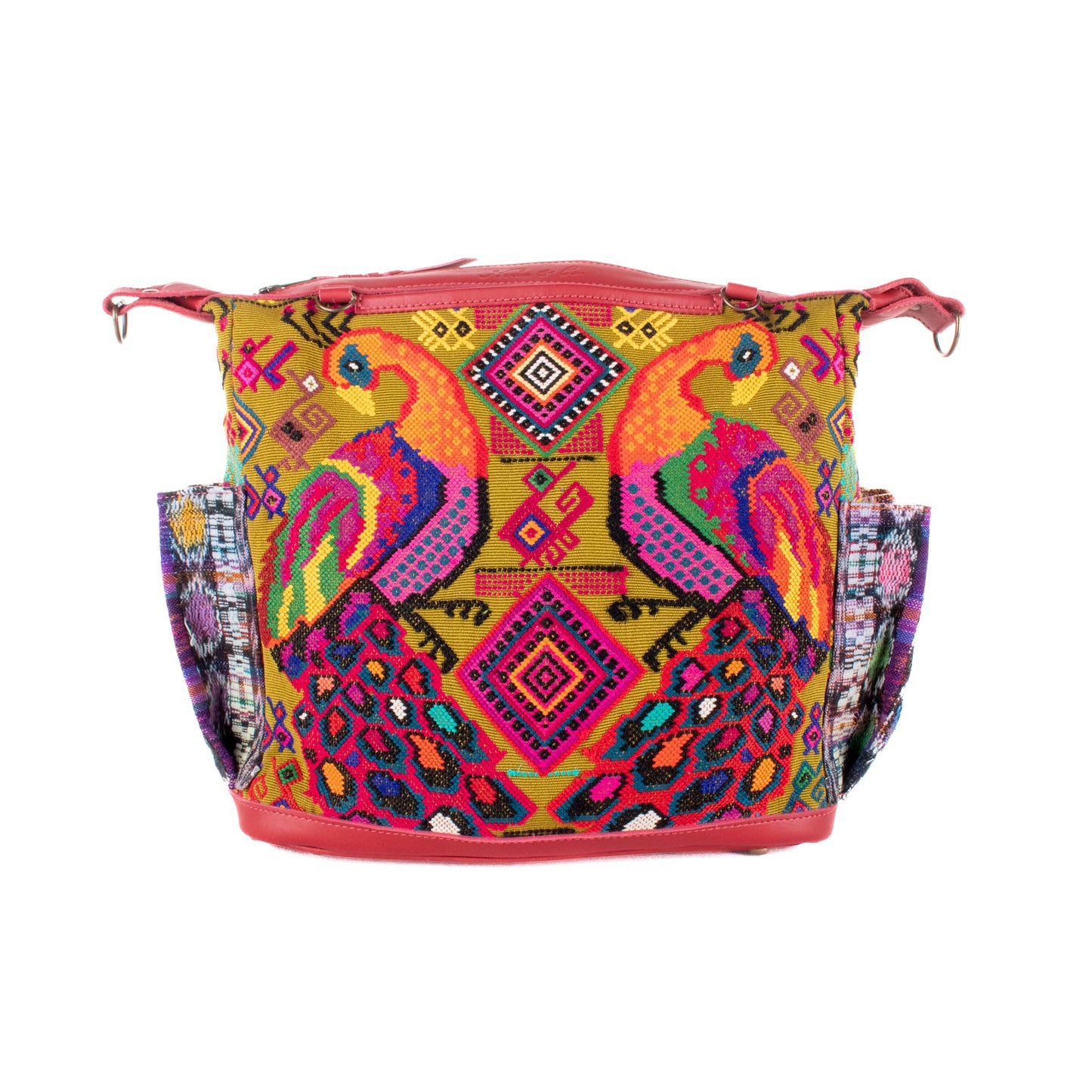 BEATRIZ MCDB + DIAMANTE STRAP - OOAK HUIPIL - CHILI PEPPER - 19433