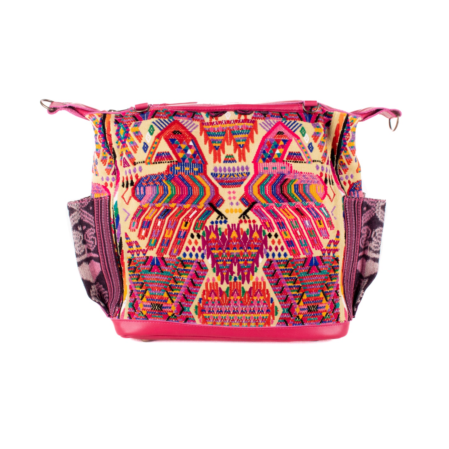 ♡ BEATRIZ MCDB + DIAMANTE STRAP ♡ - OOAK HUIPIL - RASPBERRY - 19435