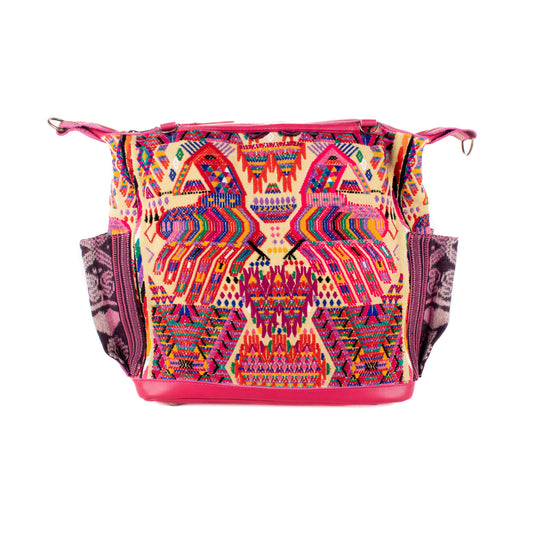 ♡ BEATRIZ MCDB + DIAMANTE STRAP ♡ - OOAK HUIPIL - RASPBERRY - 19435