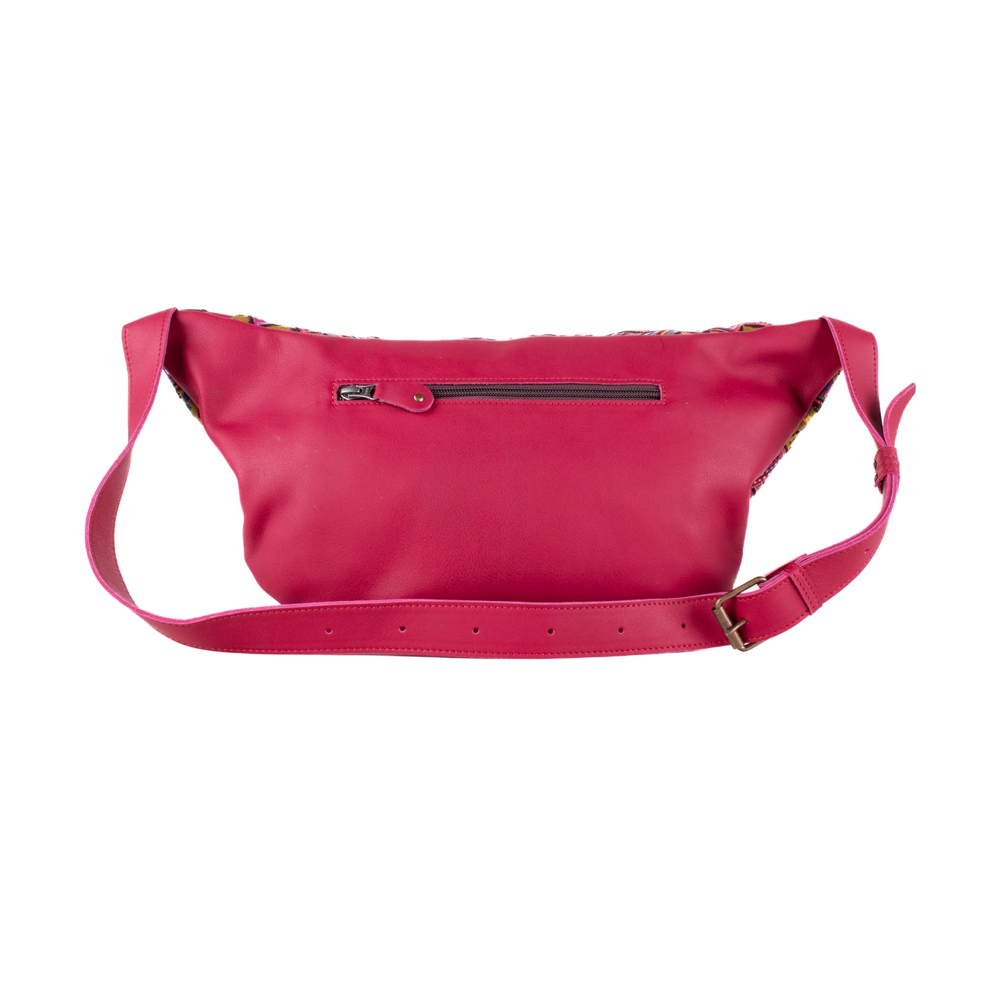 ♡ ETHAN BAG ♡ - OOAK HUIPIL - MAGENTA - NO. 19443