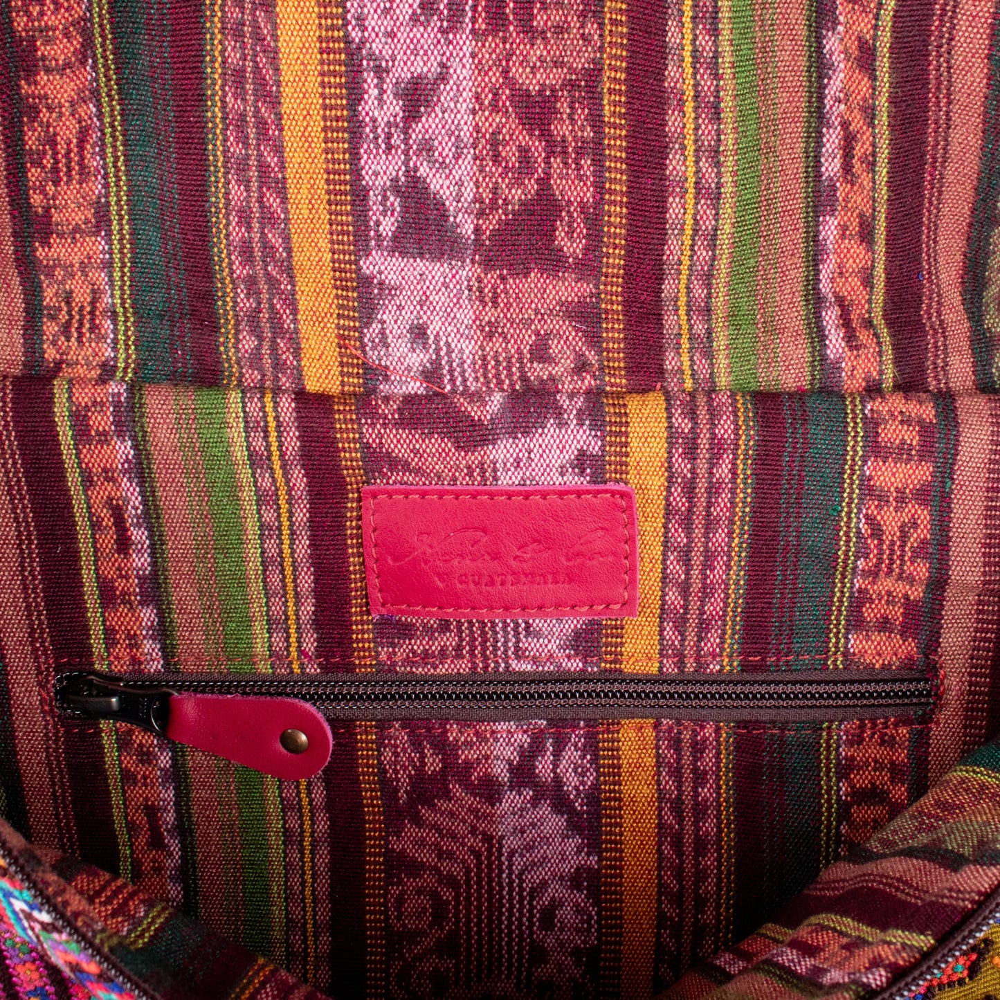 ♡ ETHAN BAG ♡ - OOAK HUIPIL - MAGENTA - NO. 19443