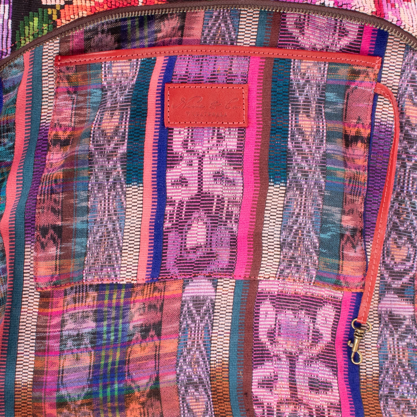 ♡ PENELOPE BAG ♡ - OOAK HUIPIL - CHILI PEPPER - NO. 19452