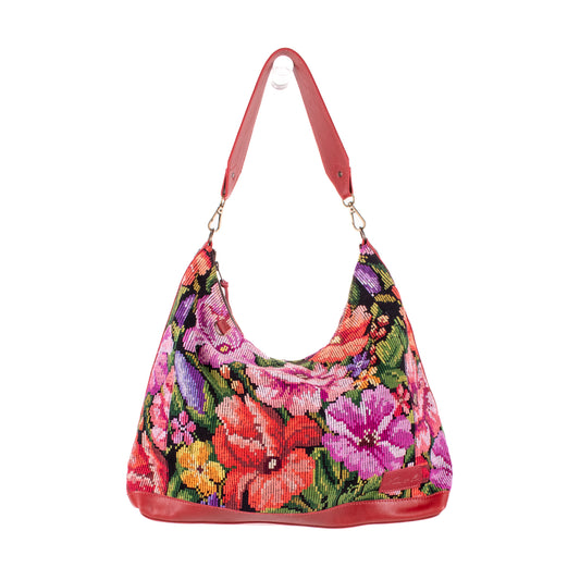 ♡ PENELOPE BAG ♡ - OOAK HUIPIL - CHILI PEPPER - NO. 19452