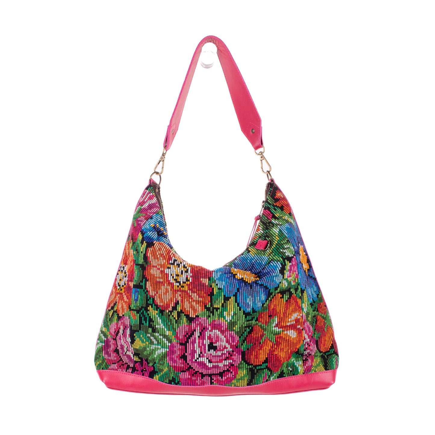 ♡ PENELOPE BAG ♡ - OOAK HUIPIL - RASPBERRY - NO. 19453