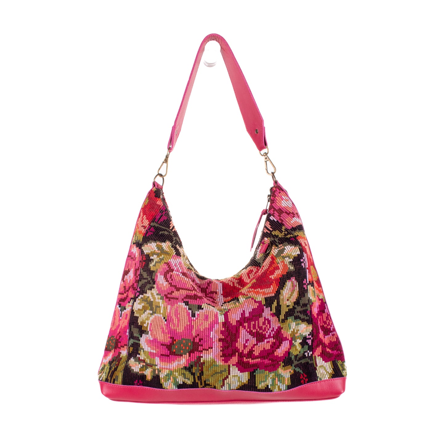 ♡ PENELOPE BAG ♡ - OOAK HUIPIL - RASPBERRY - NO. 19454