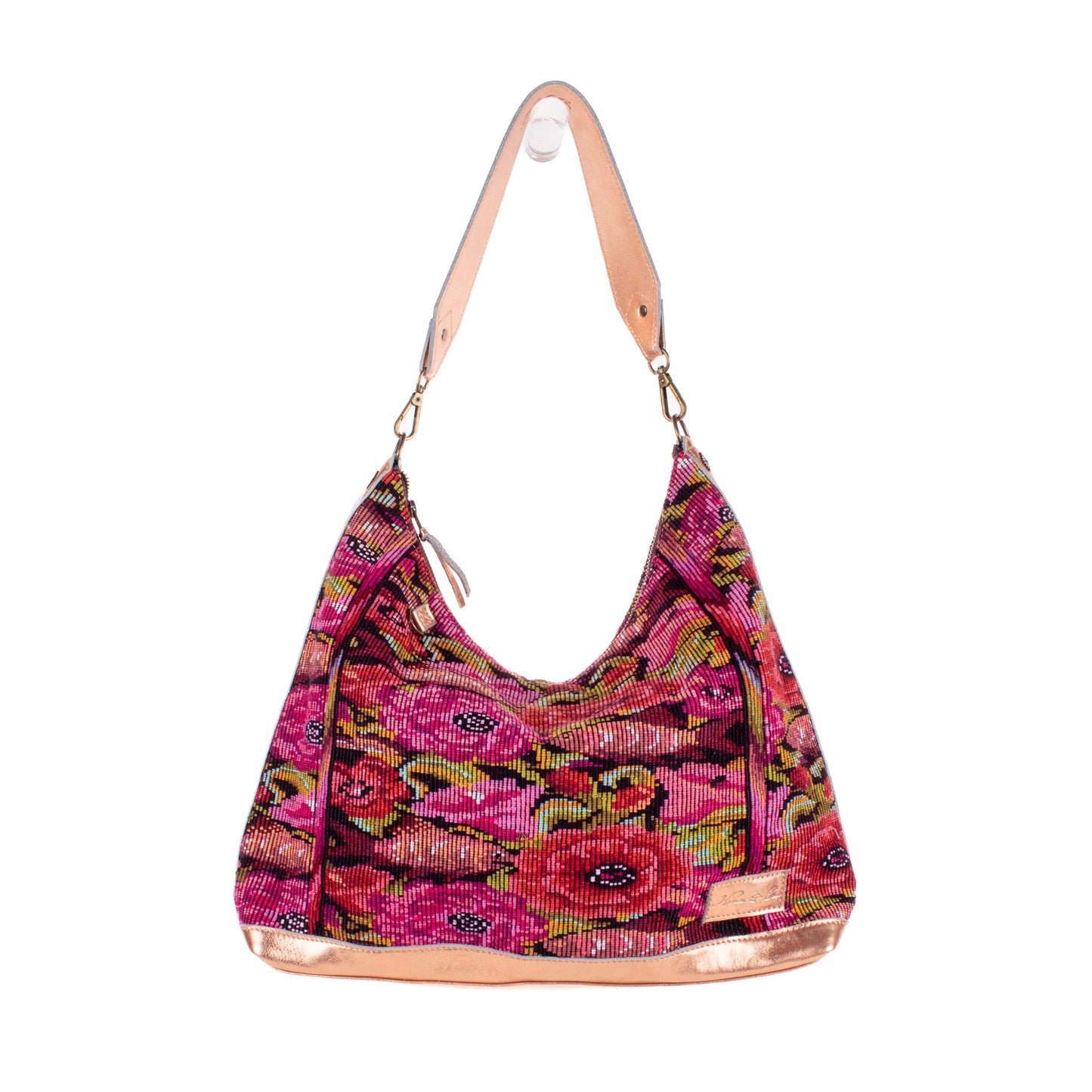 ♡ PENELOPE BAG ♡ - OOAK HUIPIL - ROSE GOLD METALLIC - NO. 19457