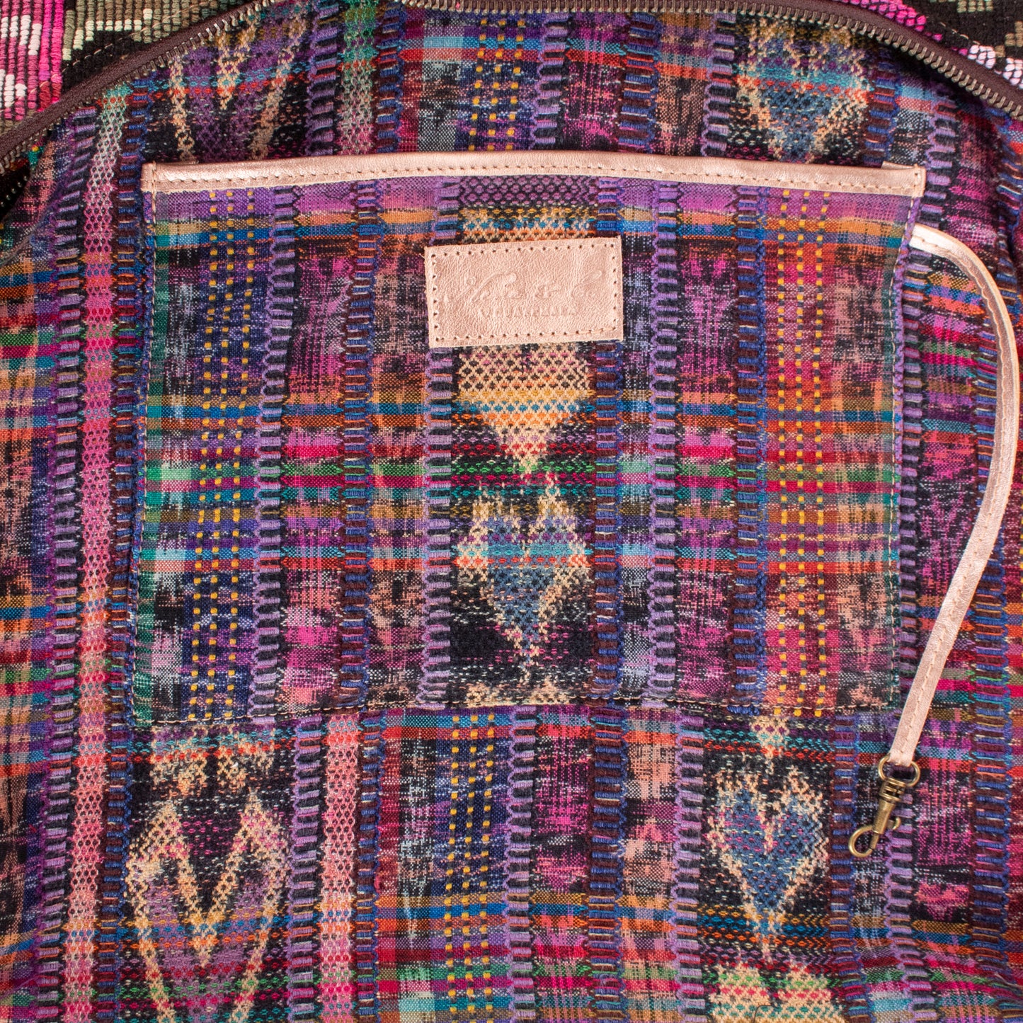 ♡ PENELOPE BAG ♡ - OOAK HUIPIL - CHAMPAGNE METALLIC - NO. 19459