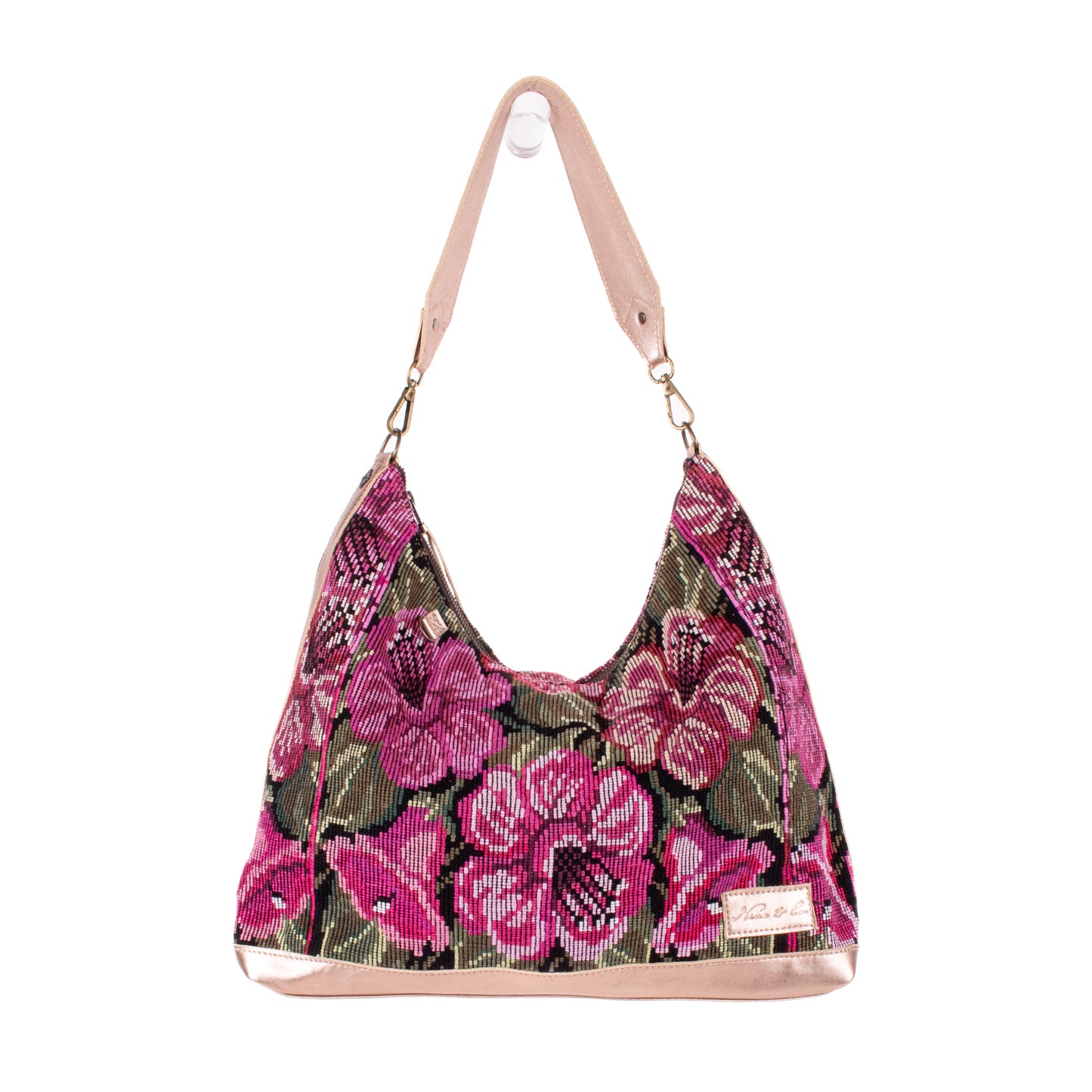 ♡ PENELOPE BAG ♡ - OOAK HUIPIL - CHAMPAGNE METALLIC - NO. 19459