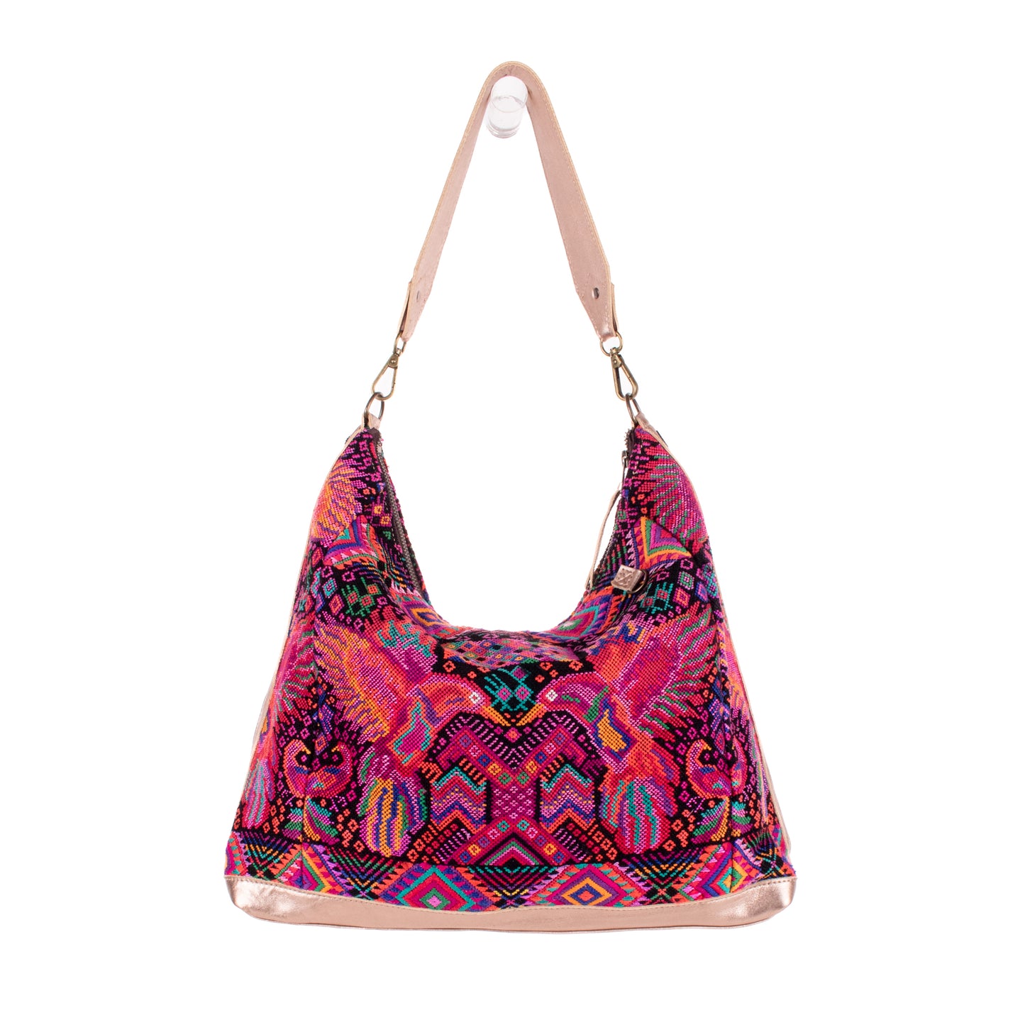♡ PENELOPE BAG ♡ - OOAK HUIPIL - CHAMPAGNE METALLIC - NO. 19460