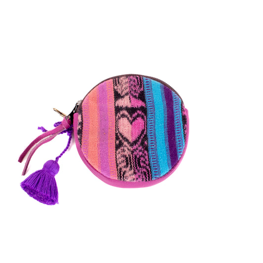 ♡ CIRCLE COIN PURSE ♡ - VINTAGE CORTE - BABY RHINO - NO. 19466