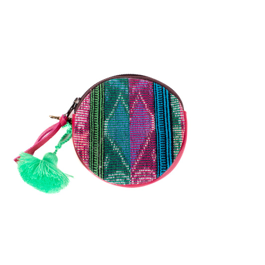 ♡ CIRCLE COIN PURSE ♡ - VINTAGE CORTE - RASPBERRY - NO. 19470