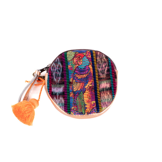 ♡ CIRCLE COIN PURSE ♡ - VINTAGE CORTE - ROSE GOLD METALLIC - NO. 19476