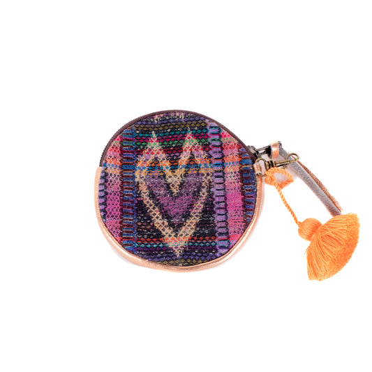 ♡ CIRCLE COIN PURSE ♡ - VINTAGE CORTE - ROSE GOLD METALLIC - NO. 19477