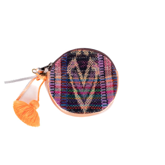 ♡ CIRCLE COIN PURSE ♡ - VINTAGE CORTE - ROSE GOLD METALLIC - NO. 19477