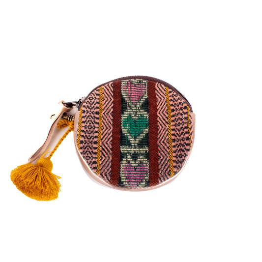 ♡ CIRCLE COIN PURSE ♡ - VINTAGE CORTE - CHAMPAGNE METALLIC - NO. 19480