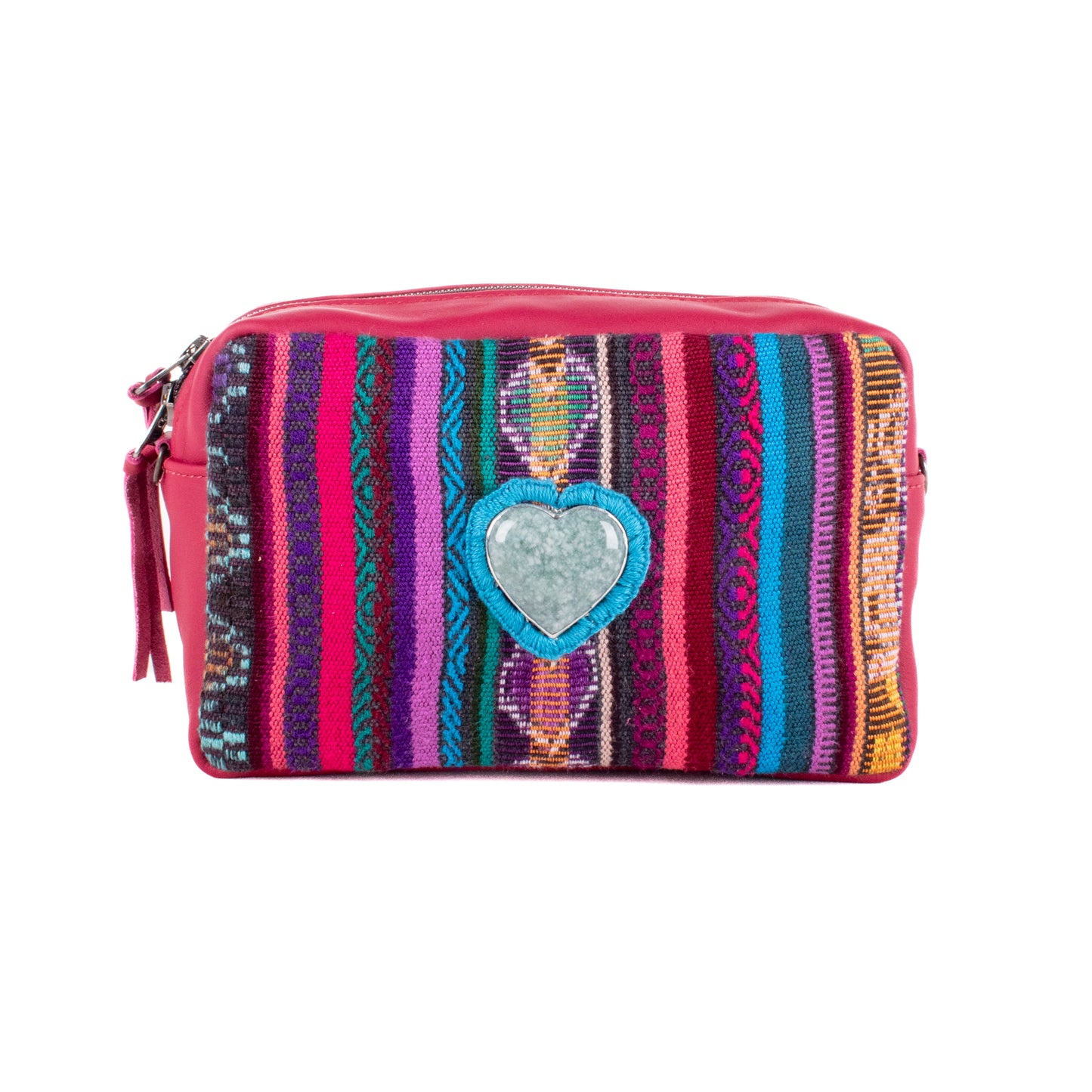♡ WANDER CROSSBODY BAG + STRAP SET - HEART JADE ♡ - CORTE - MAGENTA - NO. 19484