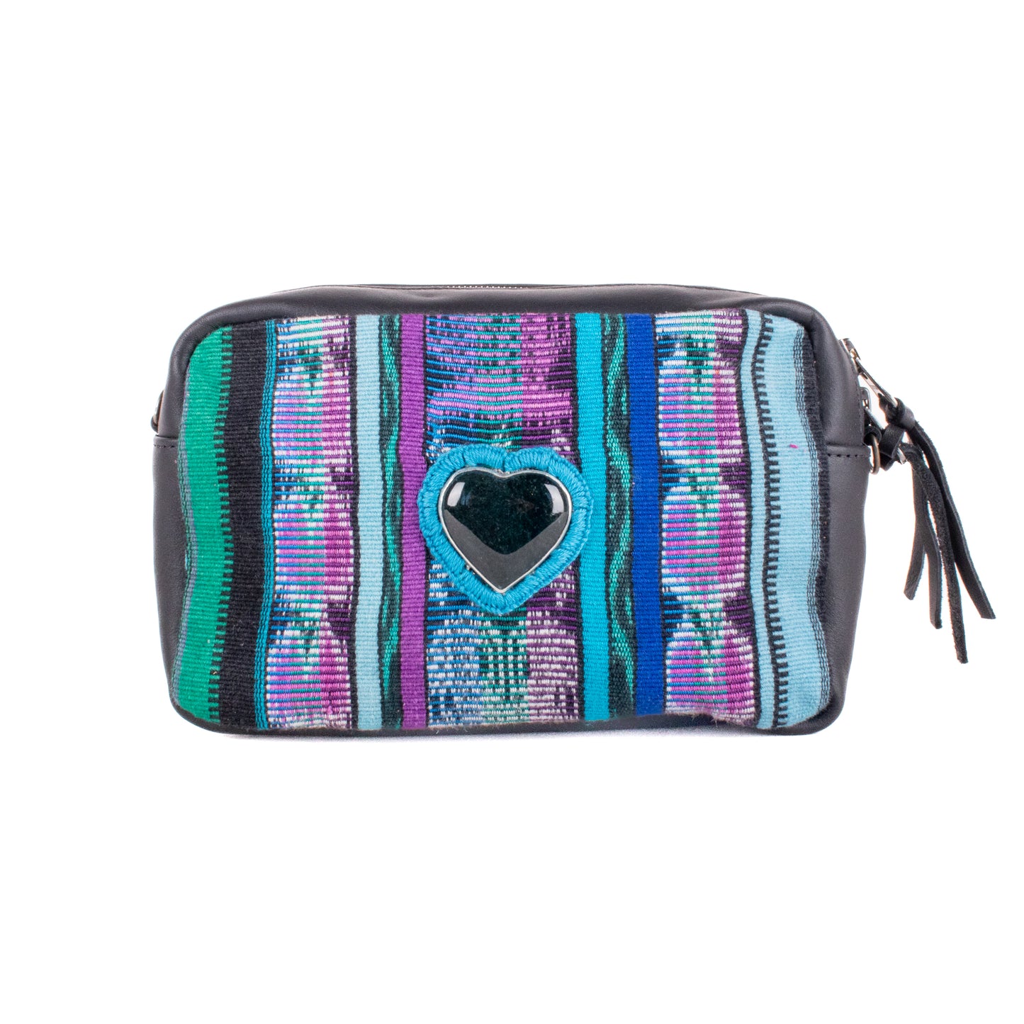 ♡ WANDER CROSSBODY BAG + STRAP SET - HEART JADE ♡ - CORTE - BLACK - NO. 19485