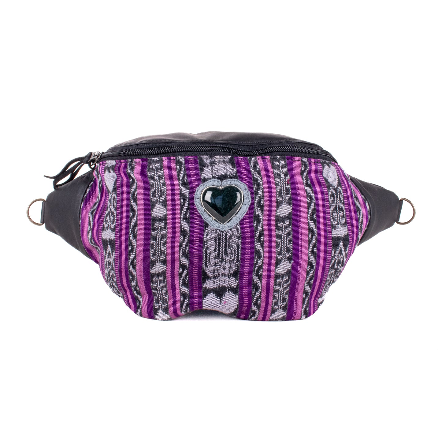 ♡ EL DON MANNY PACK - HEART JADE ♡ - VINTAGE CORTE - BLACK - NO. 19487