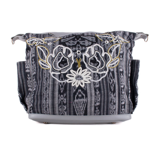 BEATRIZ CDB SET - EMBELLISHED NECKLINE - OOAK - PLATINUM - NO. 19563