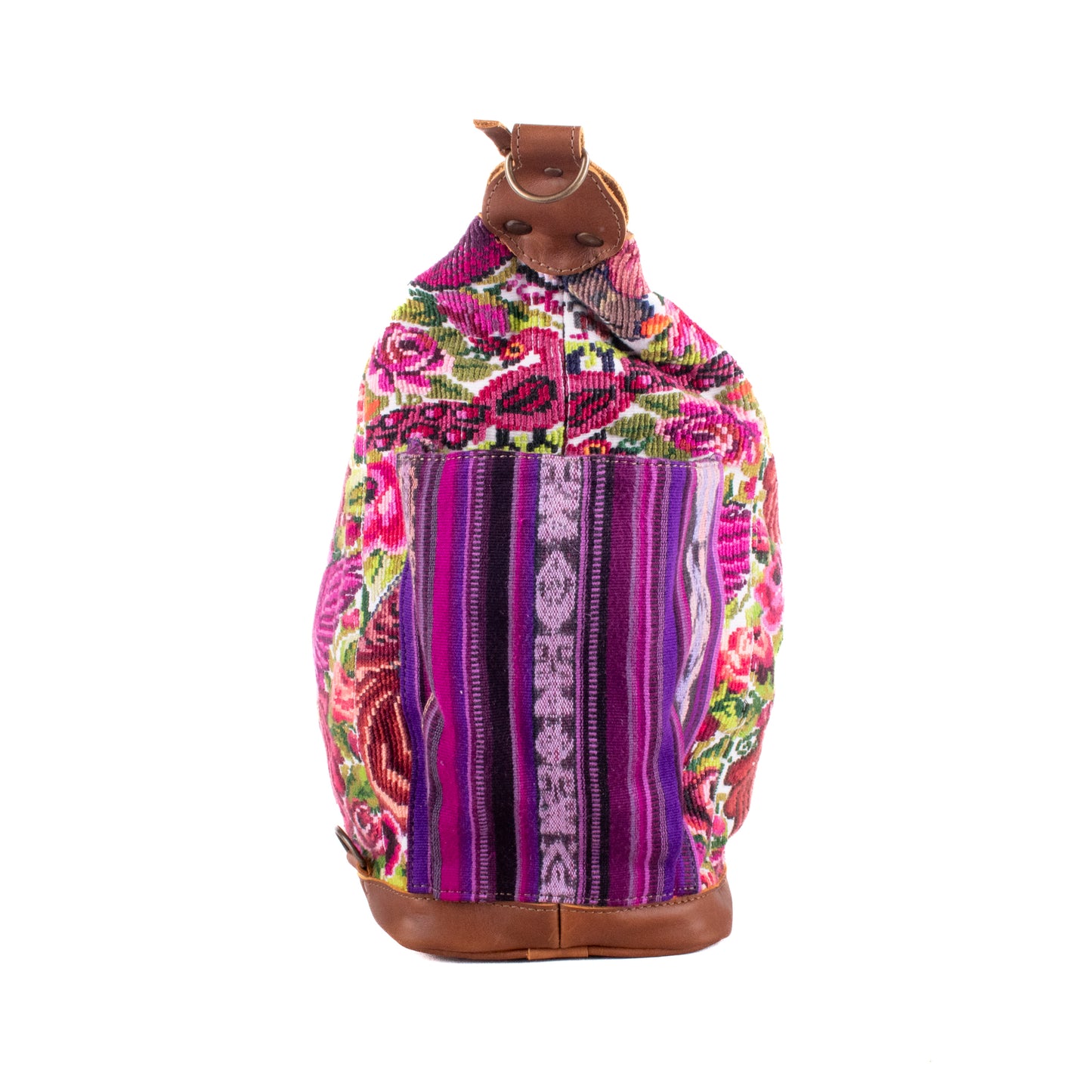 BEATRIZ CDB + DIAMANTE STRAP - OOAK HUIPIL - CAFE - NO. 19565