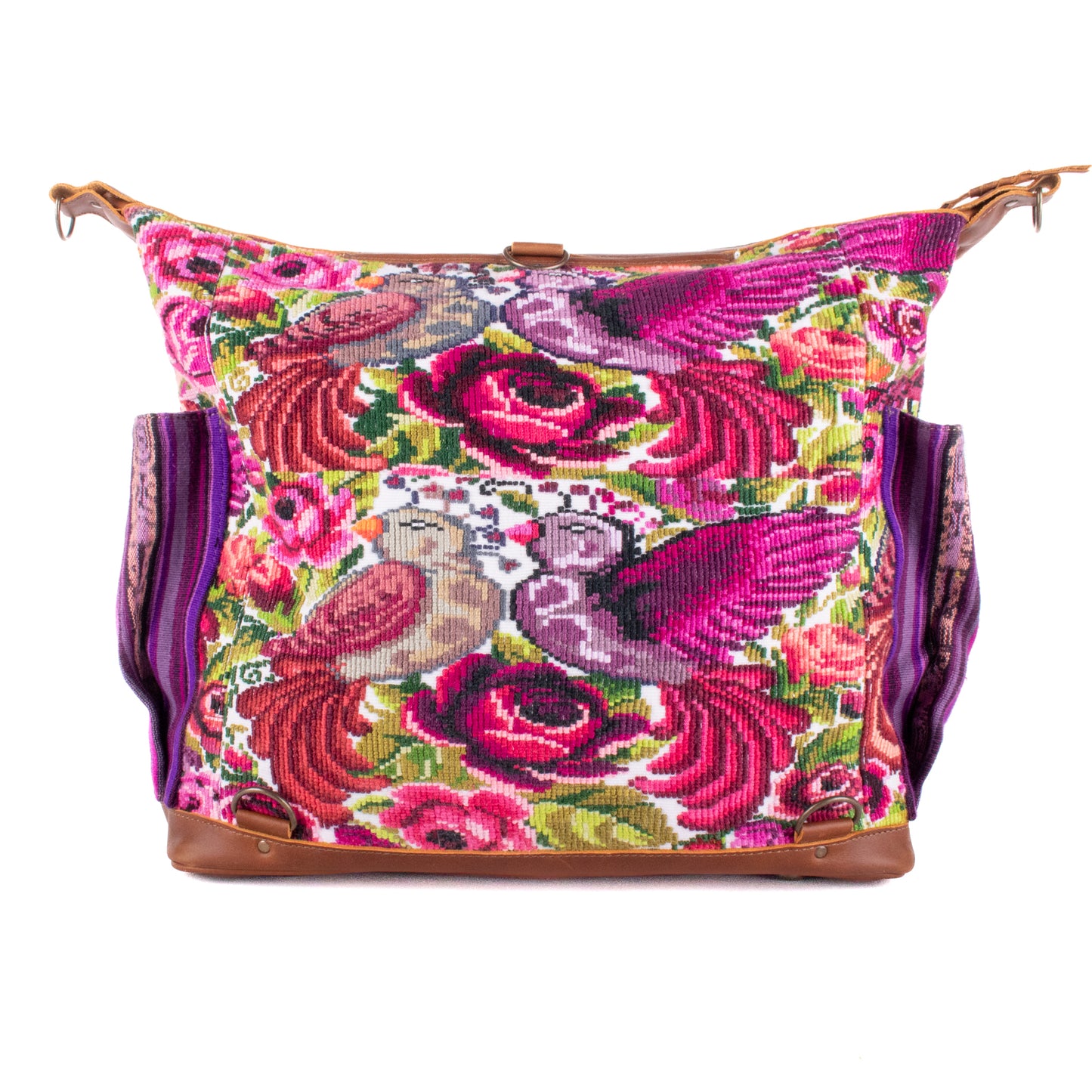 BEATRIZ CDB + DIAMANTE STRAP - OOAK HUIPIL - CAFE - NO. 19565