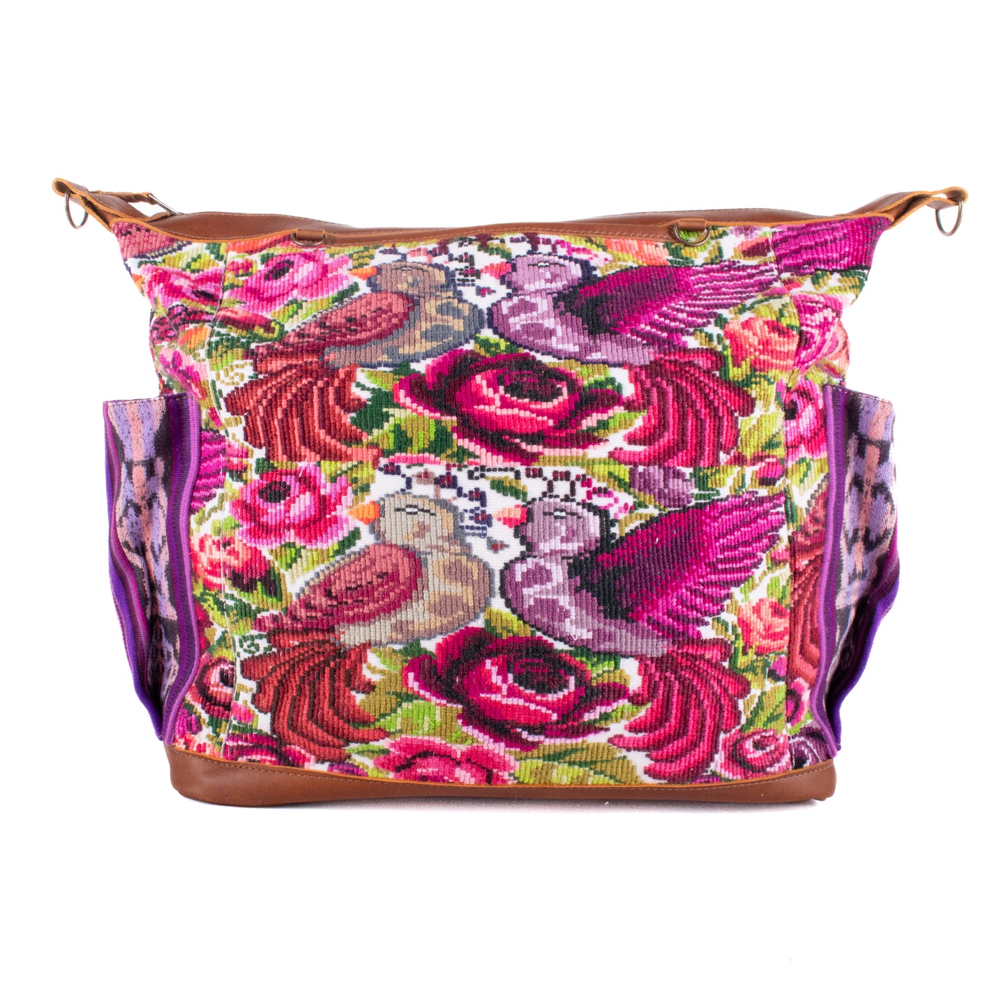 BEATRIZ CDB + DIAMANTE STRAP - OOAK HUIPIL - CAFE - NO. 19565