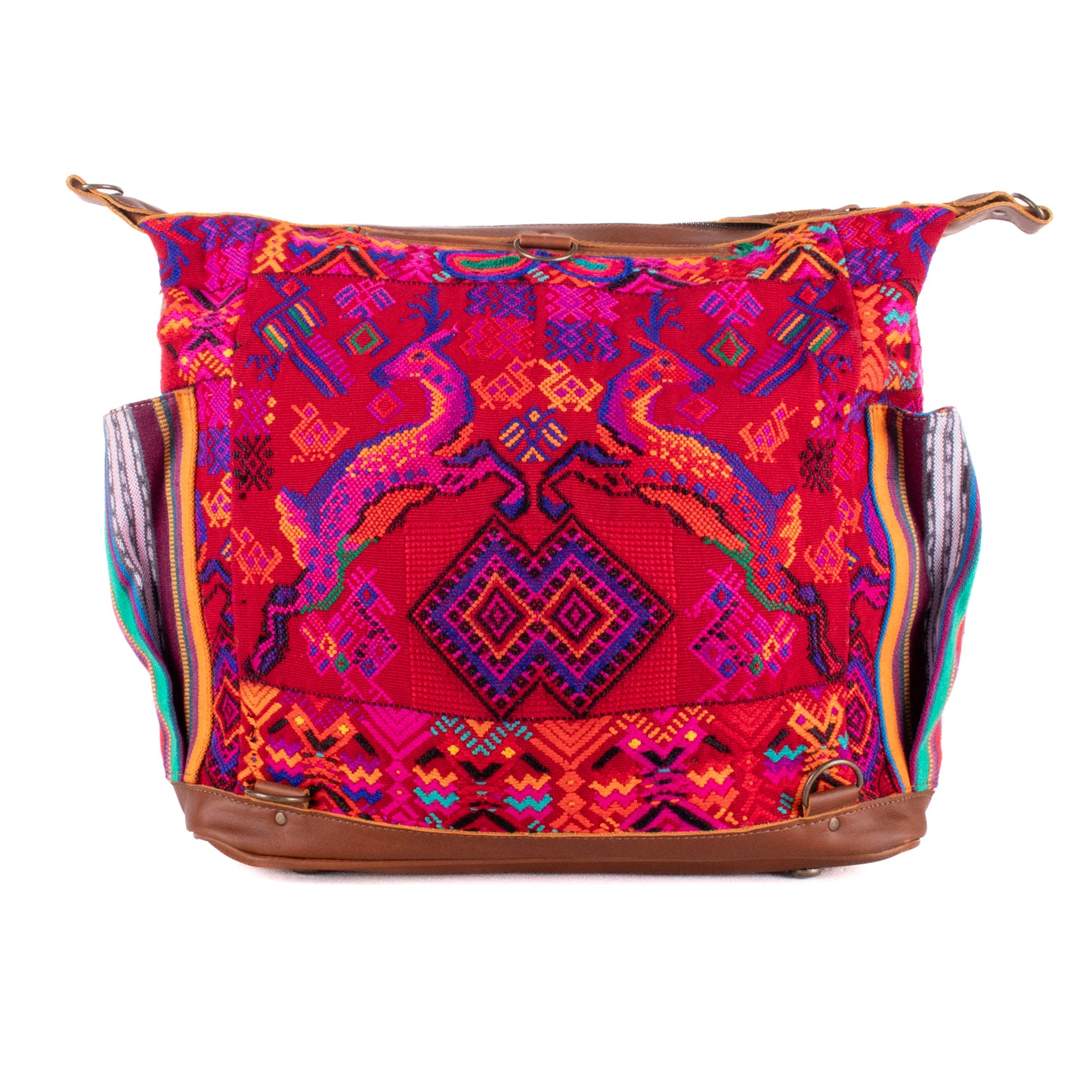 BEATRIZ CDB + DIAMANTE STRAP - OOAK HUIPIL - CAFE - NO. 19566