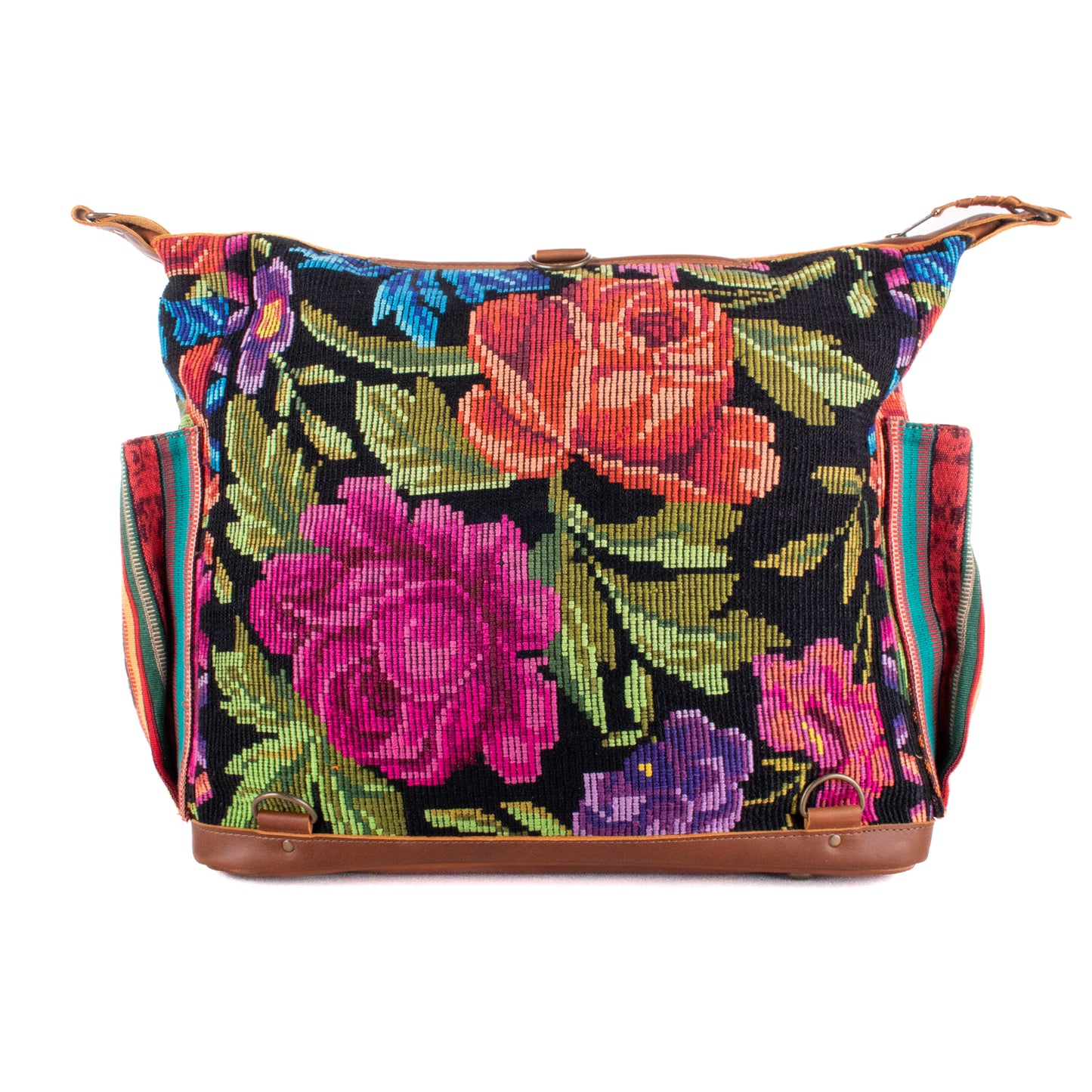 BEATRIZ CDB + DIAMANTE STRAP - OOAK HUIPIL - CAFE - NO. 19567