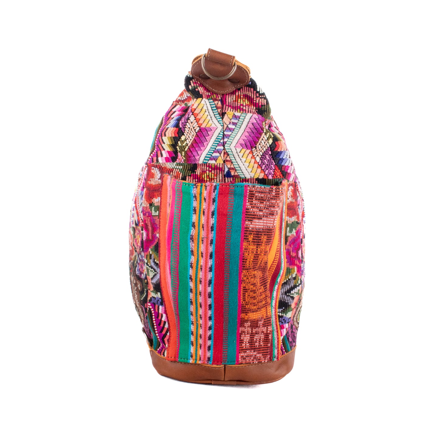 BEATRIZ CDB + DIAMANTE STRAP - OOAK HUIPIL - CAFE - NO. 19568