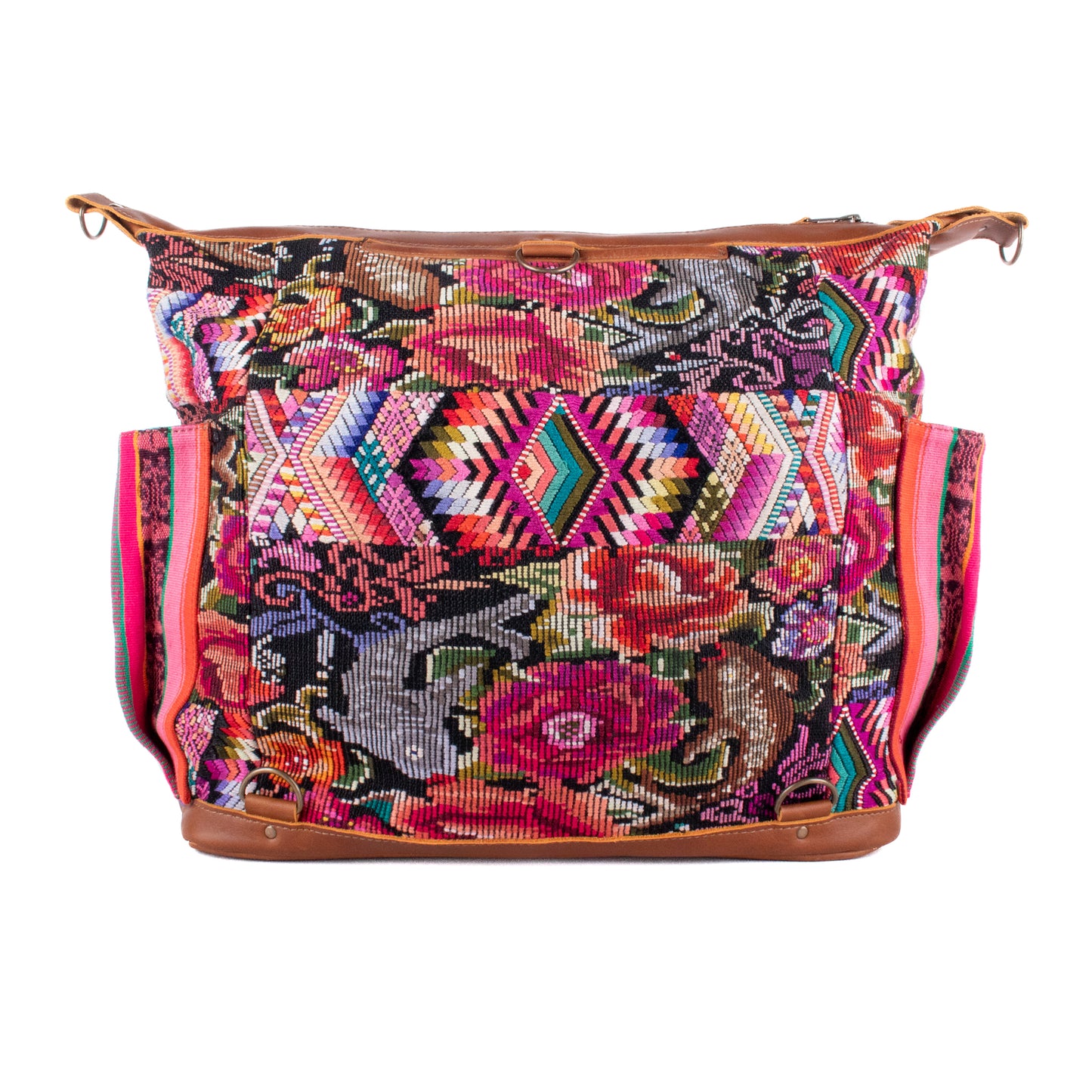 BEATRIZ CDB + DIAMANTE STRAP - OOAK HUIPIL - CAFE - NO. 19568