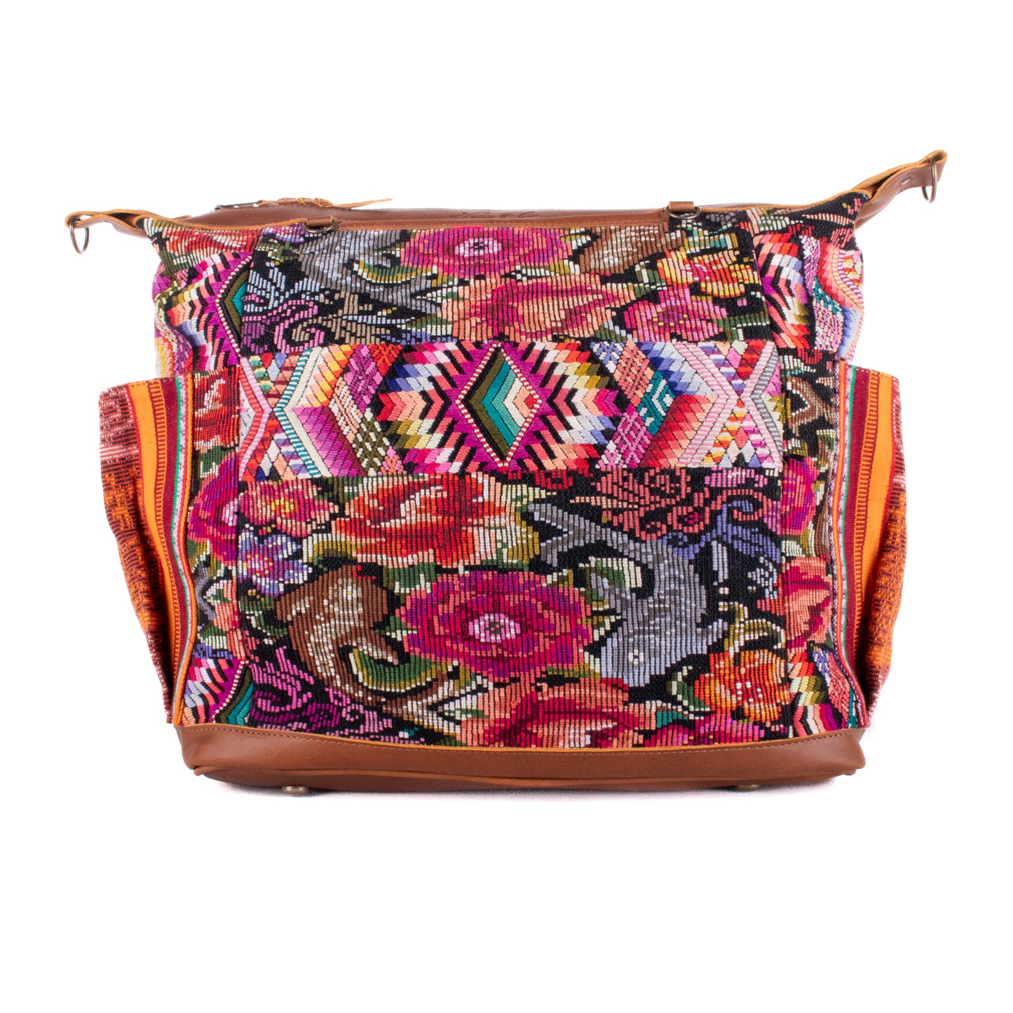 BEATRIZ CDB + DIAMANTE STRAP - OOAK HUIPIL - CAFE - NO. 19568