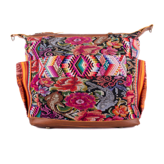 BEATRIZ CDB + DIAMANTE STRAP - OOAK HUIPIL - CAFE - NO. 19568