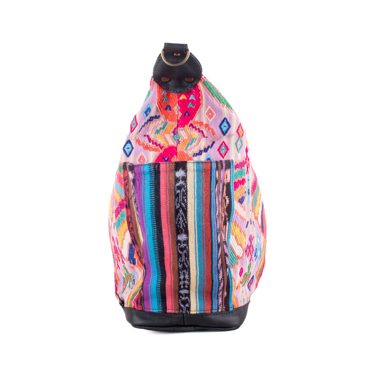 BEATRIZ CDB + DIAMANTE STRAP - OOAK HUIPIL - BLACK - NO. 19570