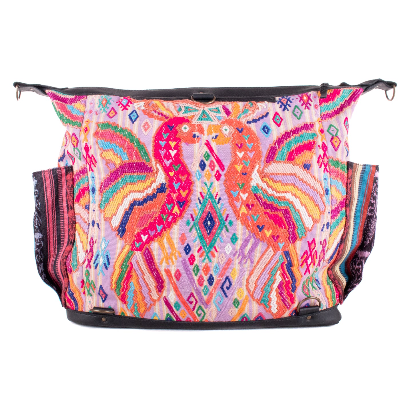 BEATRIZ CDB + DIAMANTE STRAP - OOAK HUIPIL - BLACK - NO. 19570