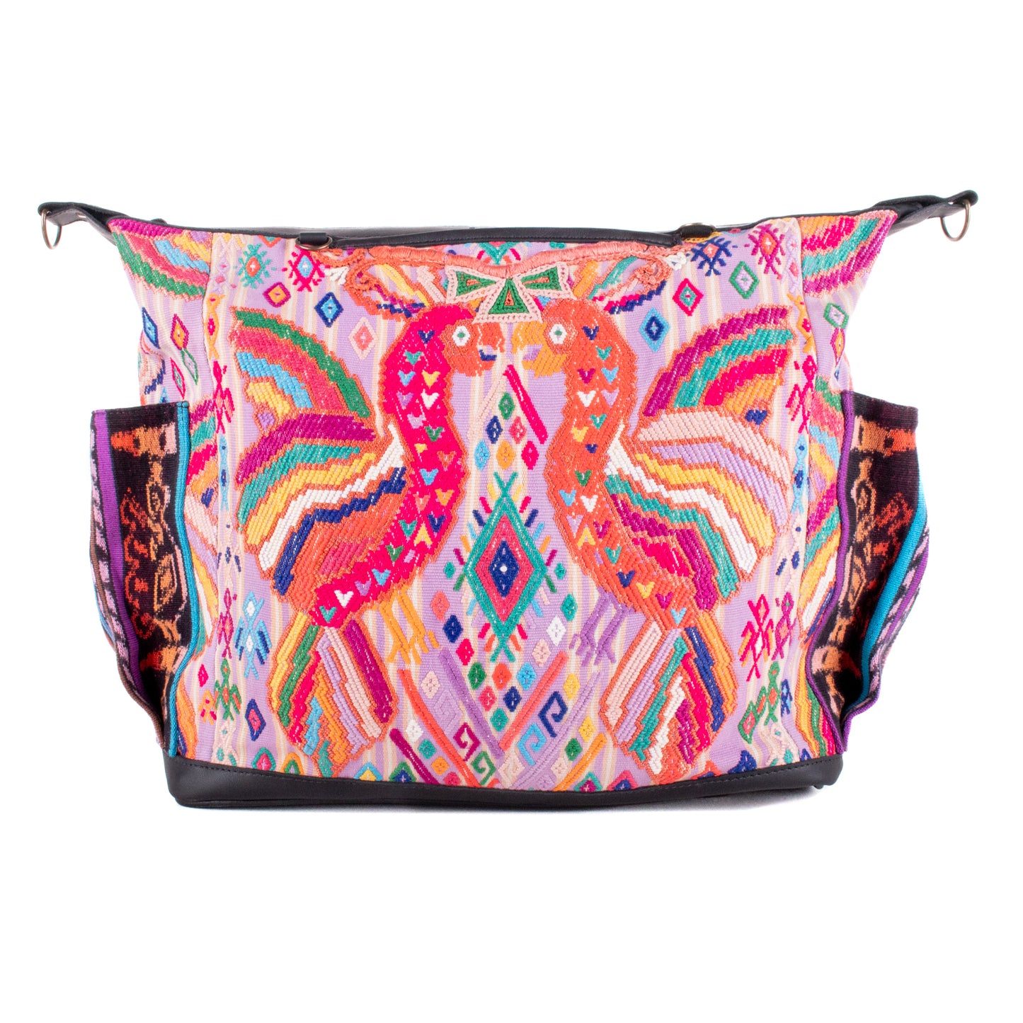 BEATRIZ CDB + DIAMANTE STRAP - OOAK HUIPIL - BLACK - NO. 19570