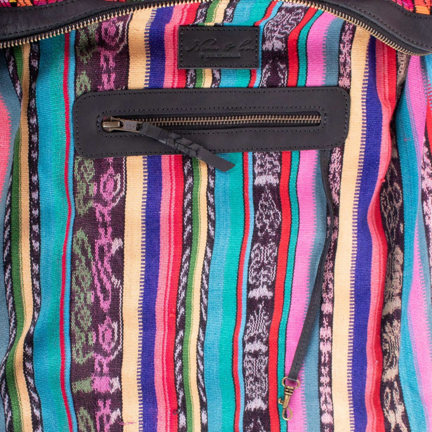 BEATRIZ CDB + DIAMANTE STRAP - OOAK HUIPIL - BLACK - NO. 19571