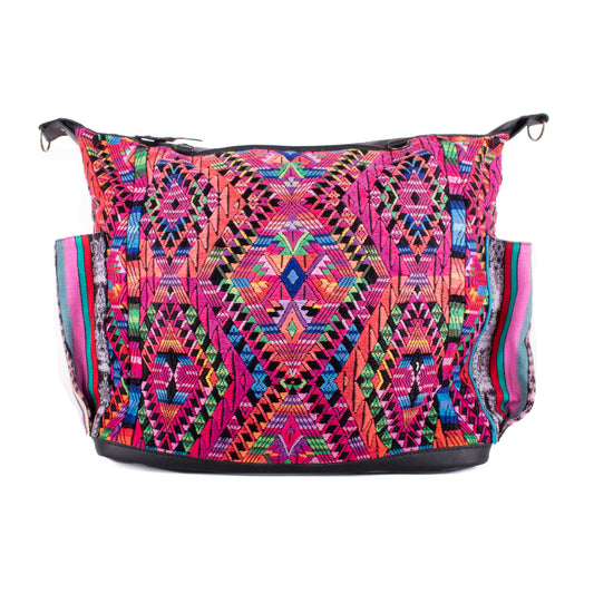 BEATRIZ CDB + DIAMANTE STRAP - OOAK HUIPIL - BLACK - NO. 19571