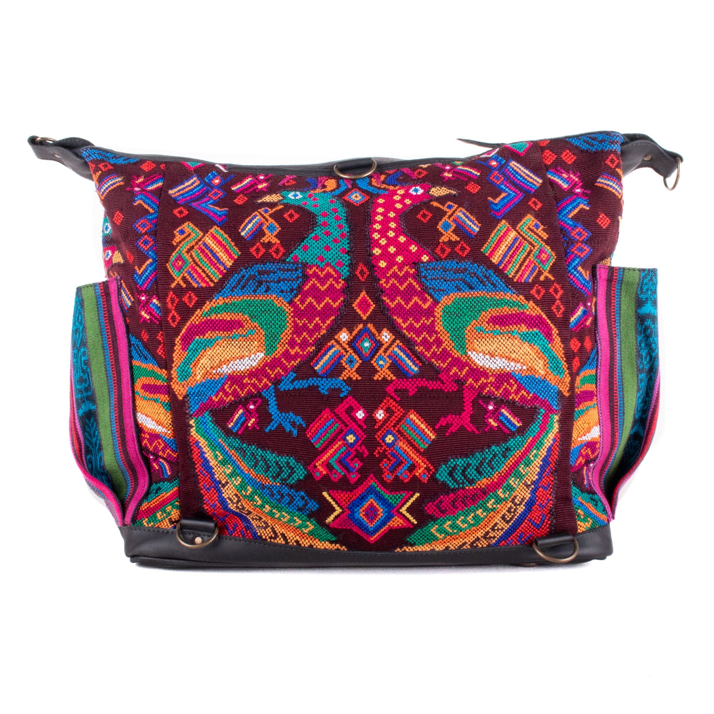 BEATRIZ CDB + DIAMANTE STRAP - OOAK HUIPIL - BLACK - NO. 19572