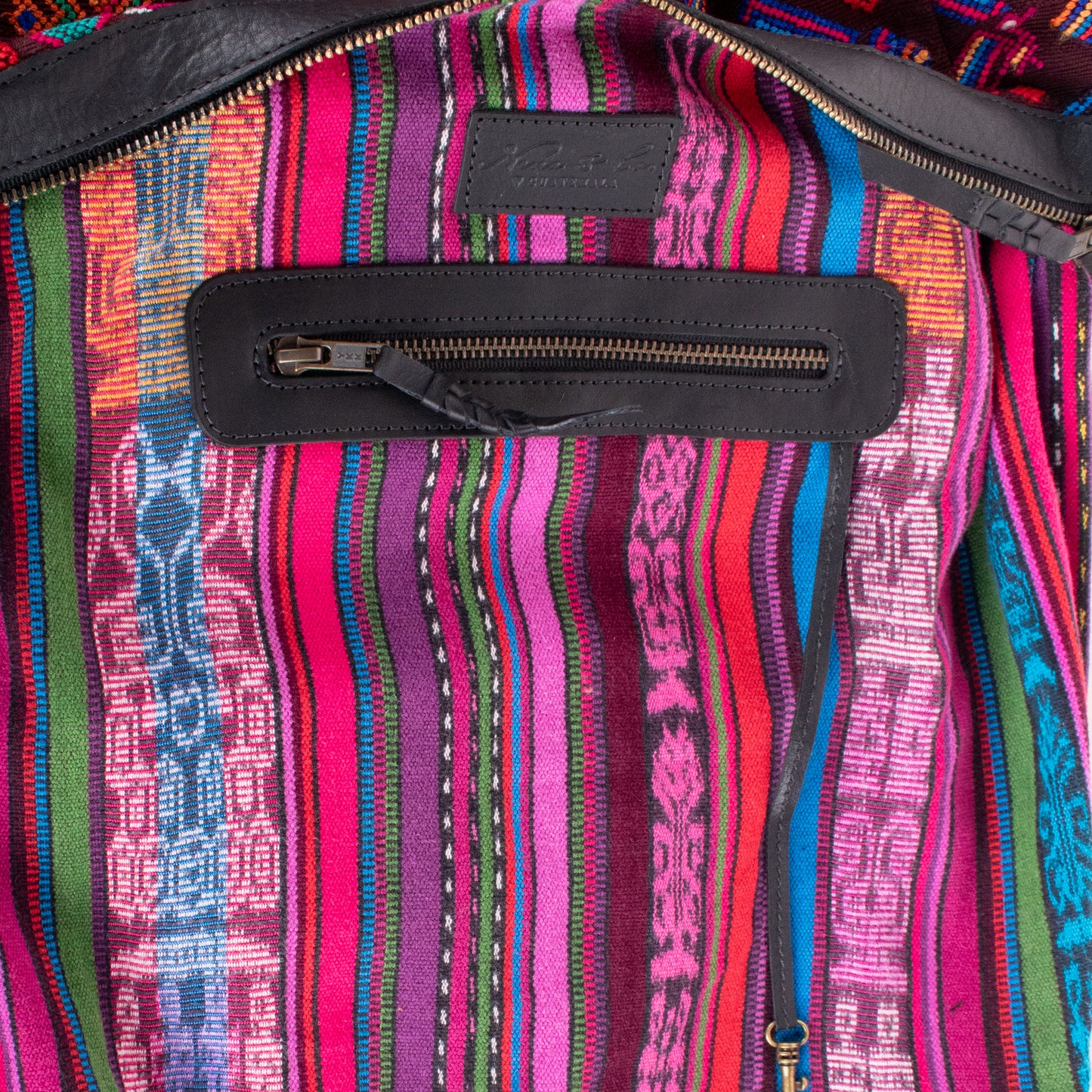 BEATRIZ CDB + DIAMANTE STRAP - OOAK HUIPIL - BLACK - NO. 19572