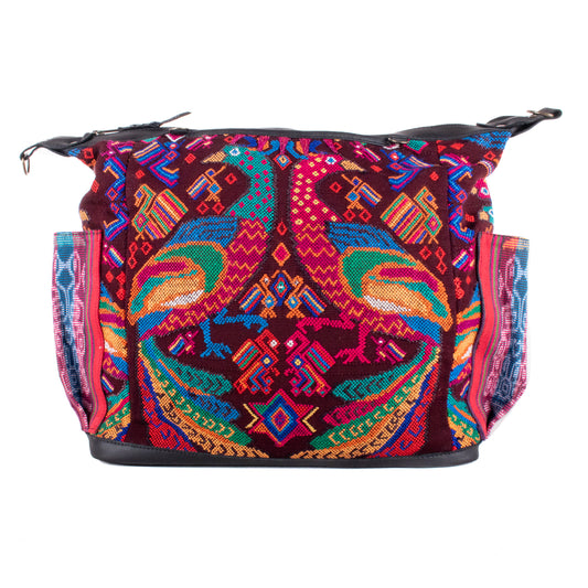 BEATRIZ CDB + DIAMANTE STRAP - OOAK HUIPIL - BLACK - NO. 19572