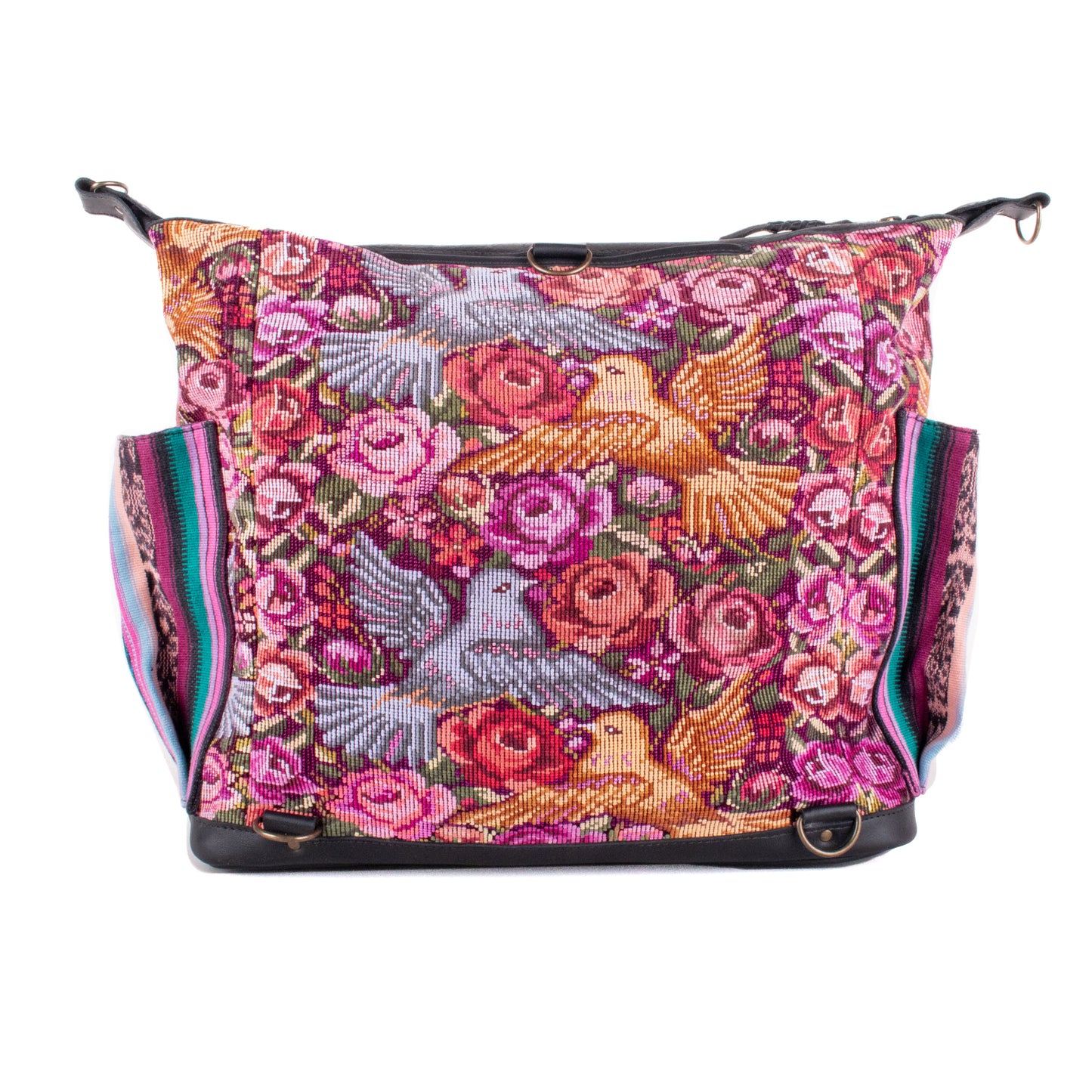 BEATRIZ CDB + DIAMANTE STRAP - OOAK HUIPIL - BLACK - NO. 19573