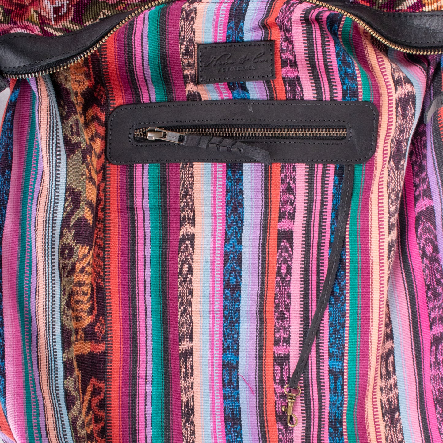 BEATRIZ CDB + DIAMANTE STRAP - OOAK HUIPIL - BLACK - NO. 19573