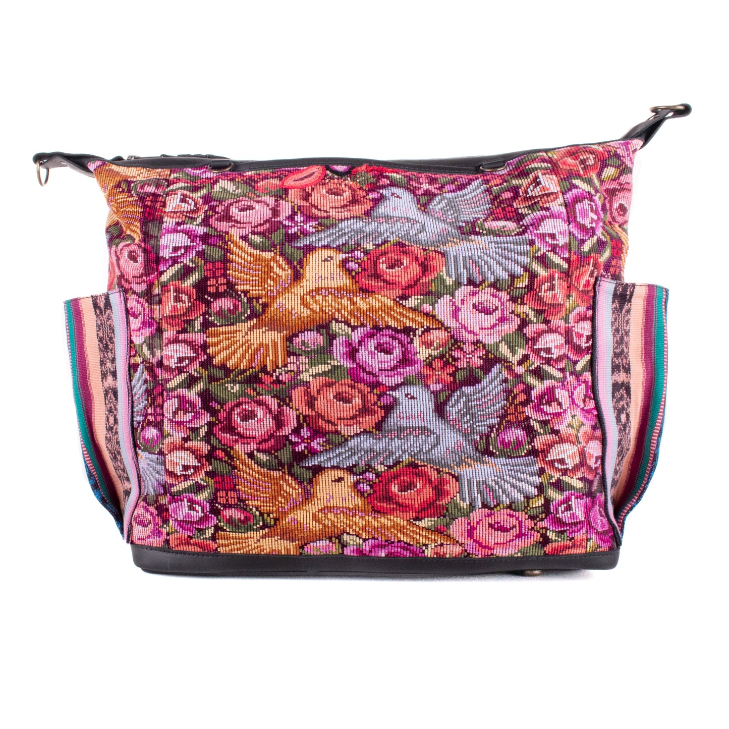 BEATRIZ CDB + DIAMANTE STRAP - OOAK HUIPIL - BLACK - NO. 19573