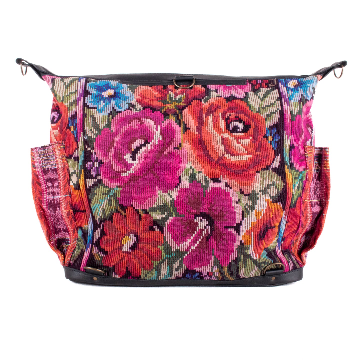 BEATRIZ CDB + DIAMANTE STRAP - OOAK HUIPIL - BLACK - NO. 19574