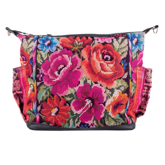 BEATRIZ CDB + DIAMANTE STRAP - OOAK HUIPIL - BLACK - NO. 19574