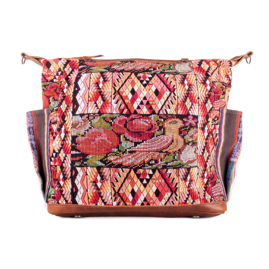 BEATRIZ CDB + DIAMANTE STRAP - OOAK HUIPIL - HONEY - NO. 19576