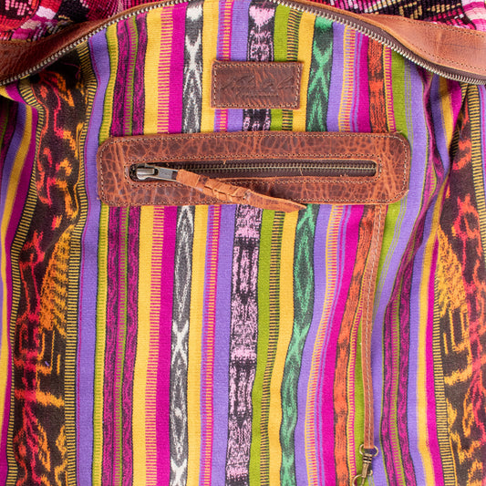 BEATRIZ CDB + DIAMANTE STRAP - OOAK HUIPIL - HONEY - NO. 19578