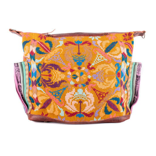 BEATRIZ CDB + DIAMANTE STRAP - OOAK HUIPIL - COPPER - NO. 19580